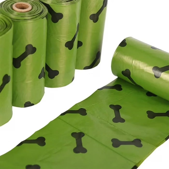Premium 270-Count Dog Poop Bag Refills with Dispenser and Bone Pattern